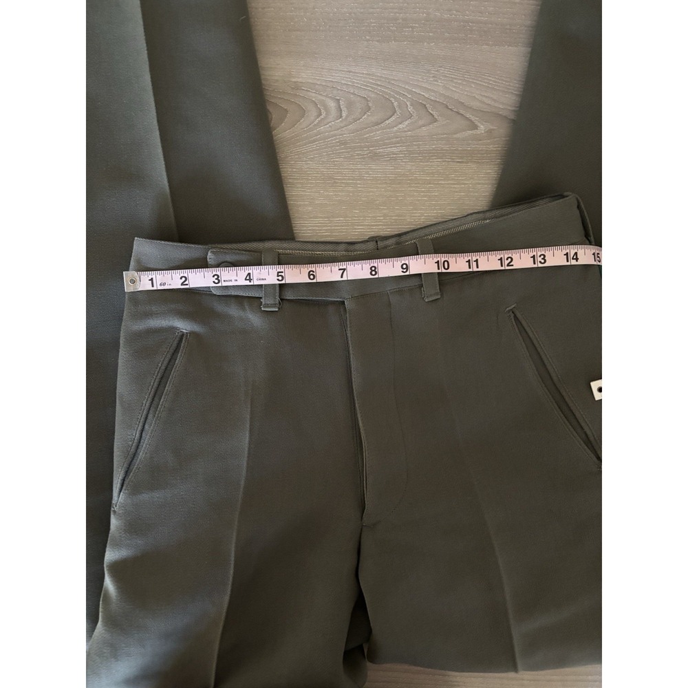 Vintage Austrian Wool Army Field Pants Mens 29X32.5 Military Utility Button Fly - Picture 9 of 13